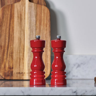 Cole & Mason London Red Gloss Salt & Pepper Mills 7
